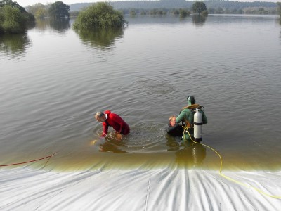 Taucher im Einsatz